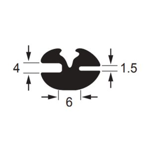 G 1294 GLAZING RUBBER