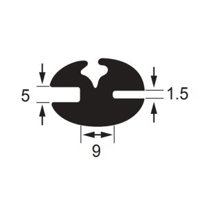 G 3 GLAZING RUBBER