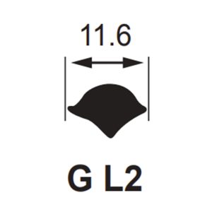 G L2 GLAZING RUBBER